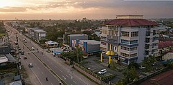 Main street in Timika