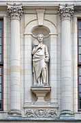 Prudence, on the façade of La Rochelle city hall