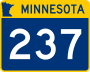 Trunk Highway 237 marker