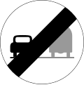 23f) — End of no overtaking by trucks