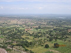 Paysage à Melkote.