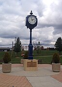 Memorial Clock (Eldon Miller Plaza) at WVU-P