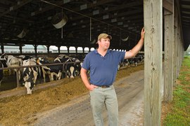 American dairy farmer