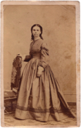Olive Oatman, carte de visite, Rochester, NY c. 1863[21]