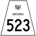 Highway 523 marker