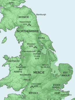 Carte de la Grande-Bretagne situant les lieux mentionnés dans l'article.