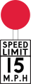 Speed Limit except Built-up Areas