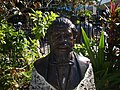 Bust of Sandy Cornish in the Memorial Sculpture Garden