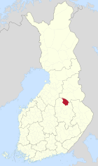 Lage von Sonkajärvi in Finnland