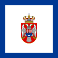 Standard of the Minister of the Army and Navy of the Kingdom of Yugoslavia 1937–1944.