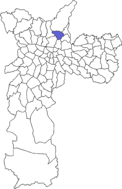 Location in the city of São Paulo