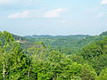 Mountain top view of Tutor Key, Kentucky.