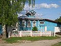 A traditional village house near Kstovo, Russia