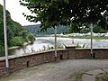 Bad Karlshafen : la confluence avec la Weser (en rive gauche).