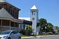 Pike Street west of Main Street