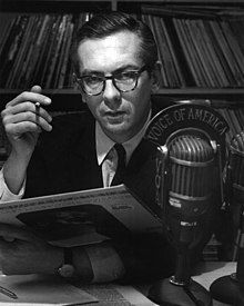Willis Conover broadcasting with Voice of America in 1969