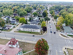 WIS 21 turns through downtown Sparta