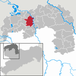 Läget för kommunen Zschepplin i Landkreis Nordsachsen