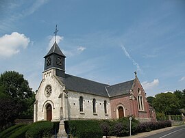The church in Beaucourt-sur-l'Hallue