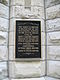 DeWitt Clinton Cregier plaque at Chicago Water Tower