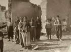 An Armenian town left pillaged and destroyed, during the Adana massacre