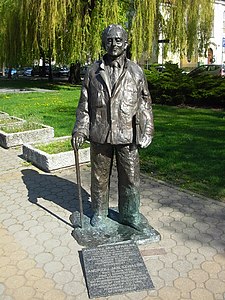 Szwalbe statue by Michał Kubiak (2007)