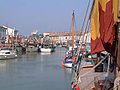 Vista del porto canale e delle barche