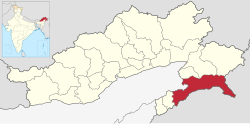 Location in Arunachal Pradesh