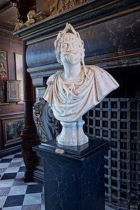 1644 bust of Christian IV in Rosenborg Castle