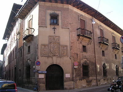 El Colegio de España en Bolonia, prestigioso centro de estudios jurídicos donde acudían estudiantes españoles.