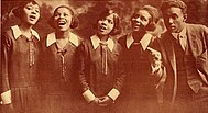 A 1920s group of the Cotton Blossom Singers