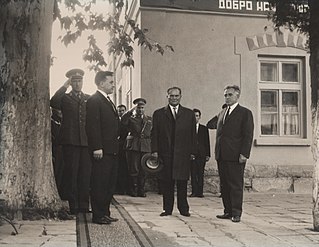 Дочек Тита у Пироту 1965. године