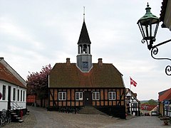 The old city hall in Ebeltoft.