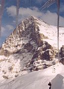 photo de la face nord de l'Eiger