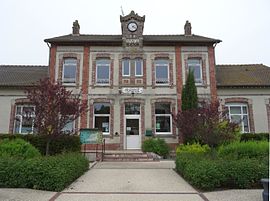 The town hall in Fontaine-Fourches