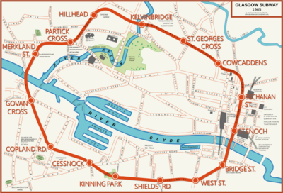 Glasgow Subway before Beeching Axe