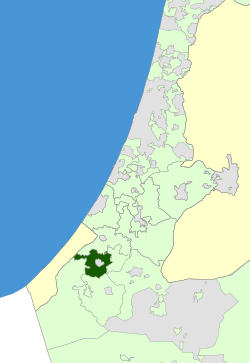 Location of Sdot Negev Regional Council