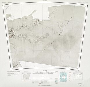 Long Hills in center north of map