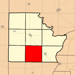 Location in Brown County