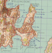 LINZ Map of Miramar 1959