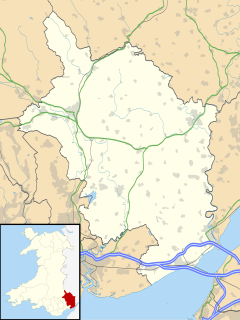 St Pierre is located in Monmouthshire