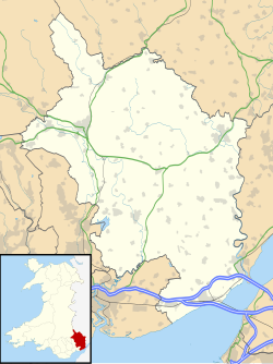 Location within Wales