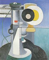 Morton Schamberg, Telephone, 1916, oil on canvas, Columbus Museum of Art.