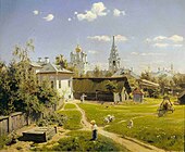 Cour à Moscou, Vassili Polenov 1878)