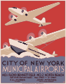Image 21Poster about air service, in 1937 (from History of New York City (1898–1945))