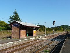 L'abri de quai en 2012.