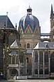 The Palatine Chapel, Aachen, built during the reign of the Carolingian emperor Charlemagne (r. 800-814 AD)