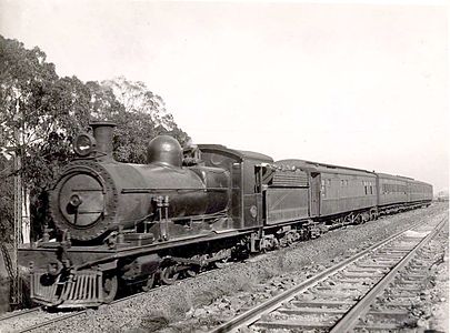 CGR no. 364, then CGR no. 564, then SAR no. 412 with a Belpaire firebox and a bogie tender