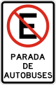 R-8-5a No parking, bus stop