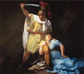 Rhadamistus killing Zenobia by Luigi Sabatelli